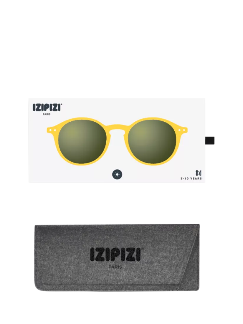 IZIPIZI junior round sunglasses yellow 5-10 years, UK version