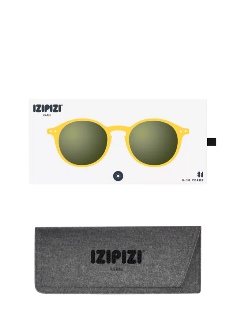 IZIPIZI junior round sunglasses yellow 5-10 years, UK version