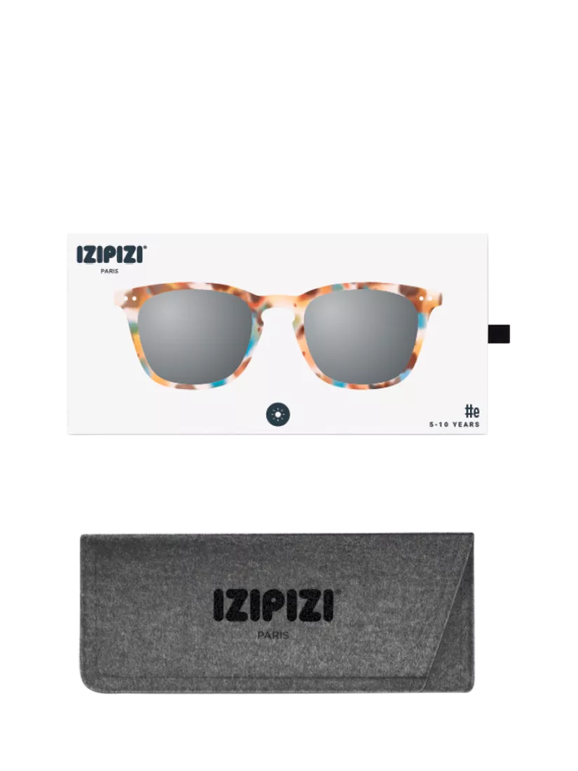 IZIPIZI junior square sunglasses blue/multi for ages 5-10, imported from the UK
