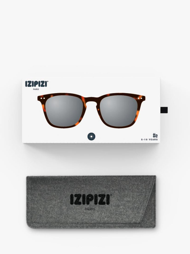 IZIPIZI junior square sunglasses in tortoise for ages 5-10 - British product