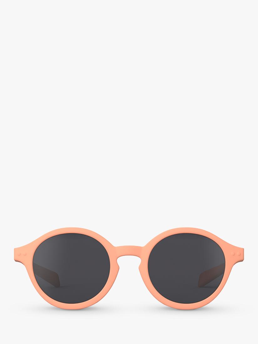 IZIPIZI kids' polarised round sunglasses orange frame for ages 3-5 years, UK version