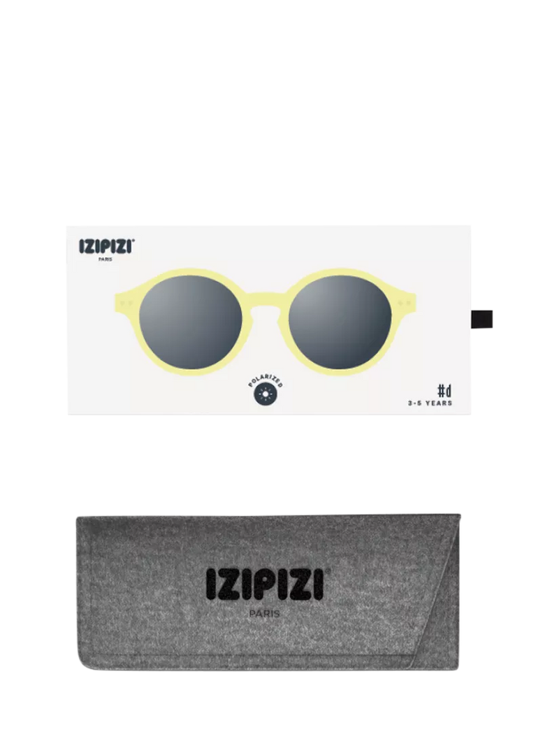 IZIPIZI kids polarised round sunglasses yellow 3-5 years, imported from the UK