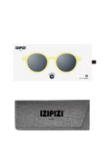 IZIPIZI kids polarised round sunglasses yellow 3-5 years, imported from the UK