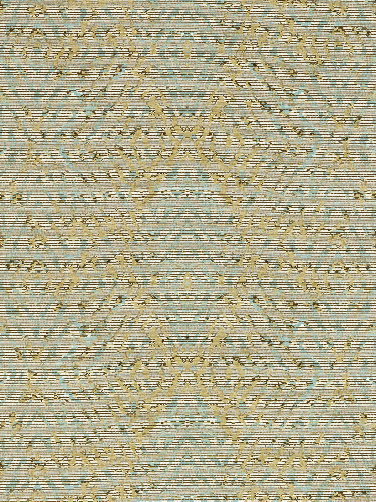 Harlequin Hansha modern damask wallpaper with broken diamond trellis design, UK version