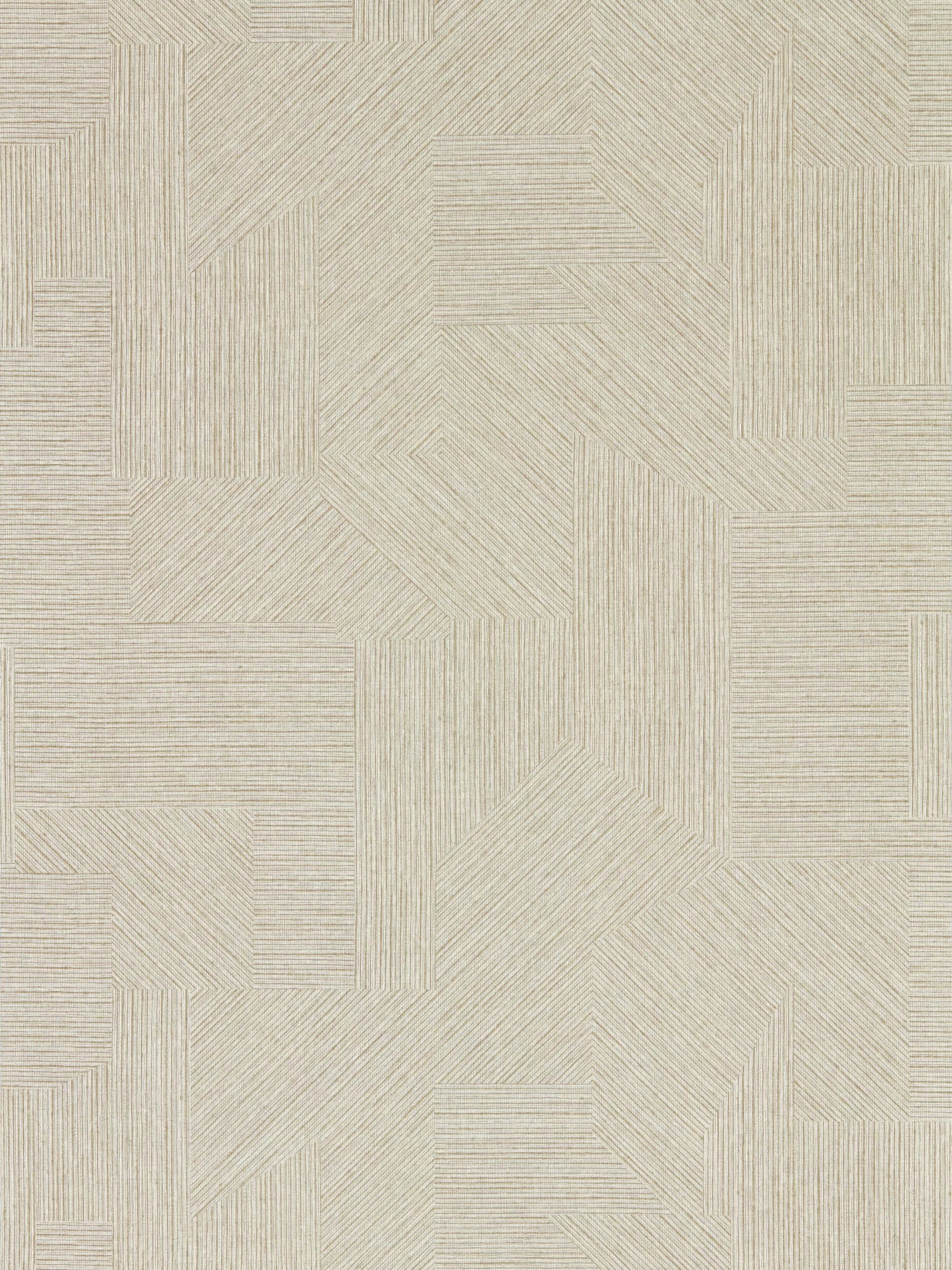 Harlequin Mokume geometric pattern wallpaper with metallic sheen, UK version