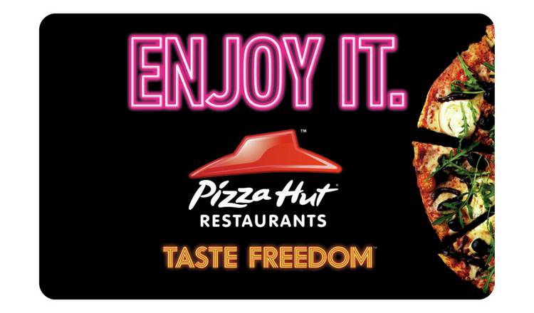 Pizza Hut 25 GBP gift card, imported from the UK
