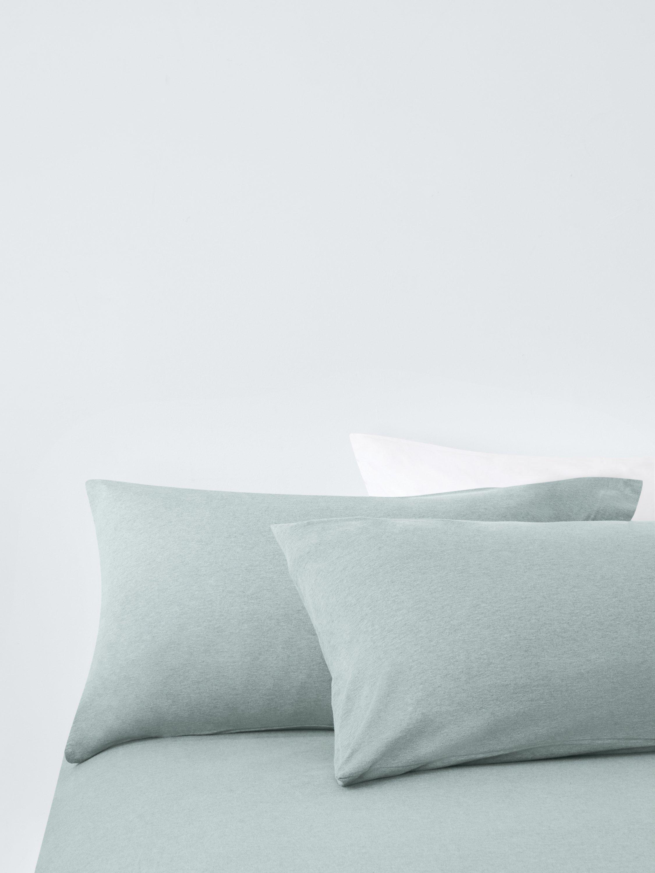 John Lewis cotton jersey duvet cover set with fitted sheet single - British product