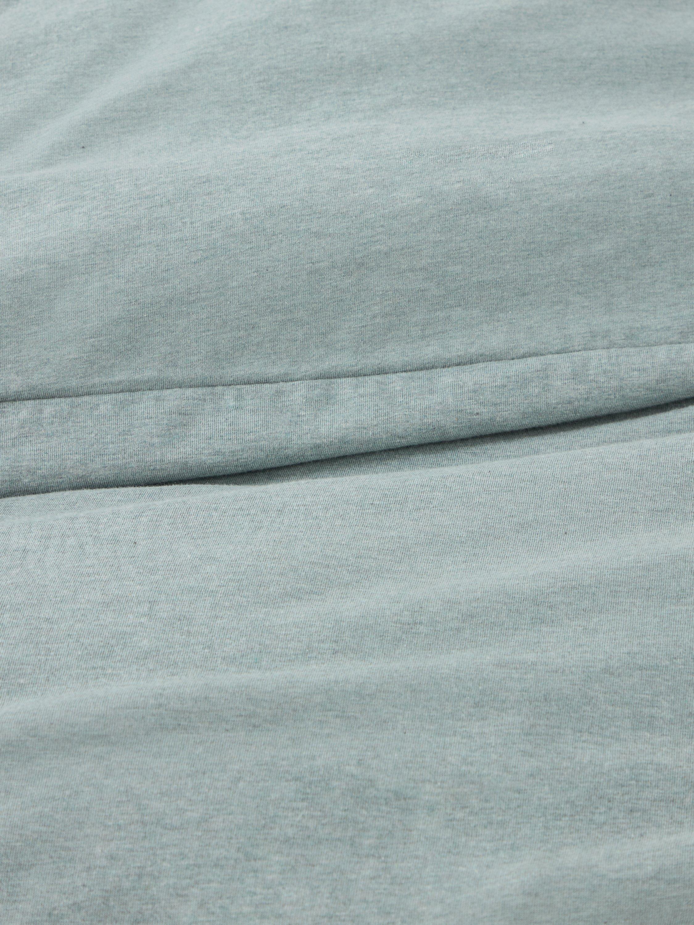 John Lewis cotton jersey duvet cover set with fitted sheet single - British product