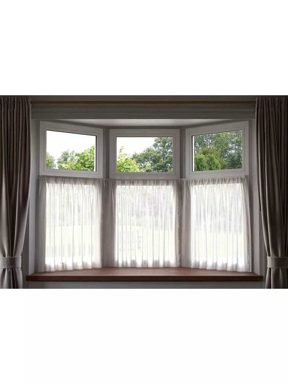 Speedy Products Flexinet sheer curtain rod 475cm - British product