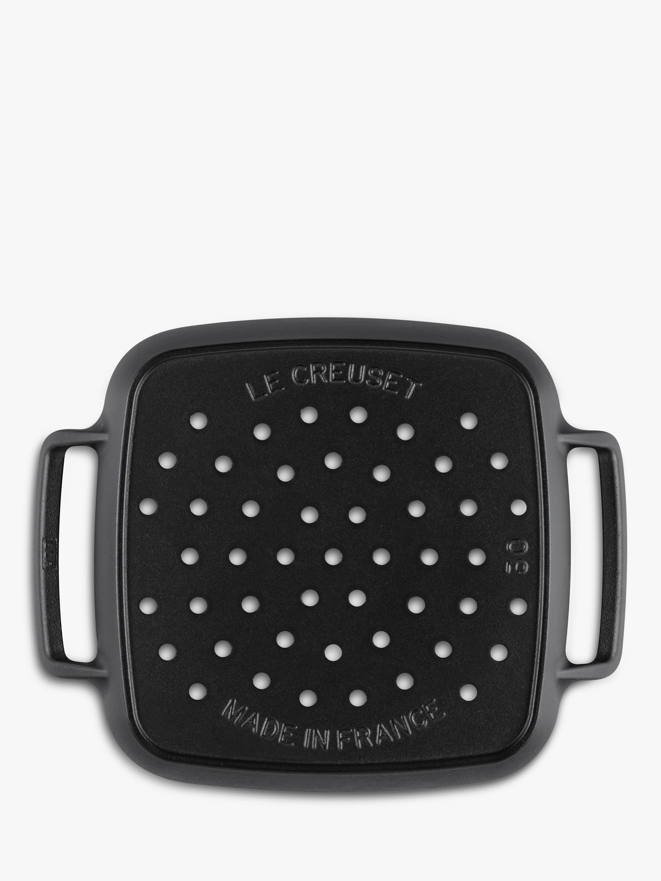 Le Creuset square BBQ grilling basket 30cm, imported from the UK