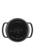 Le Creuset outdoor cast iron skillet Satin Black 25cm, imported from the UK