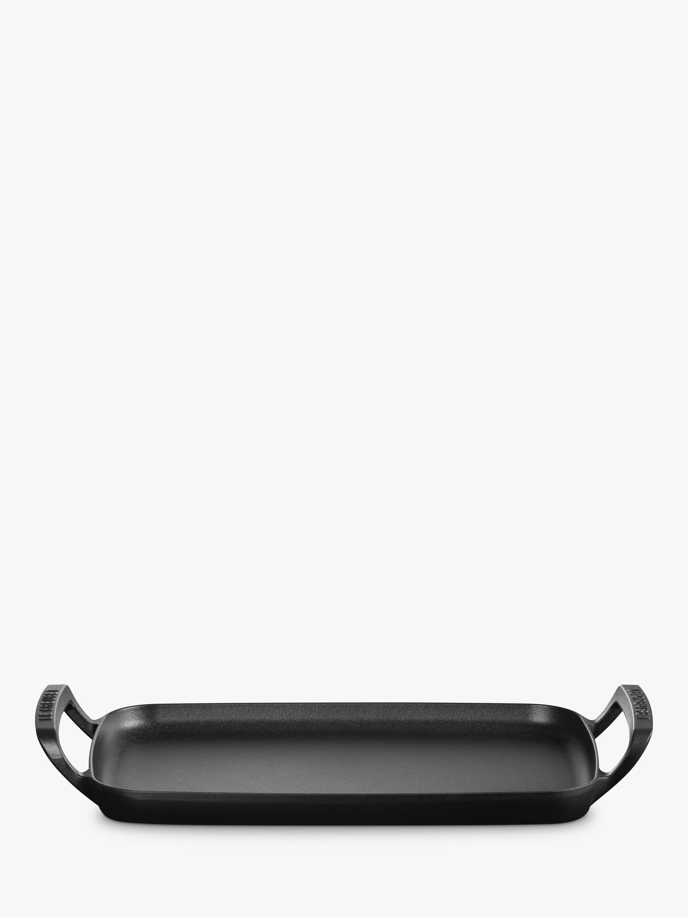 Le Creuset cast iron outdoor rectangular griddle 40cm, UK version