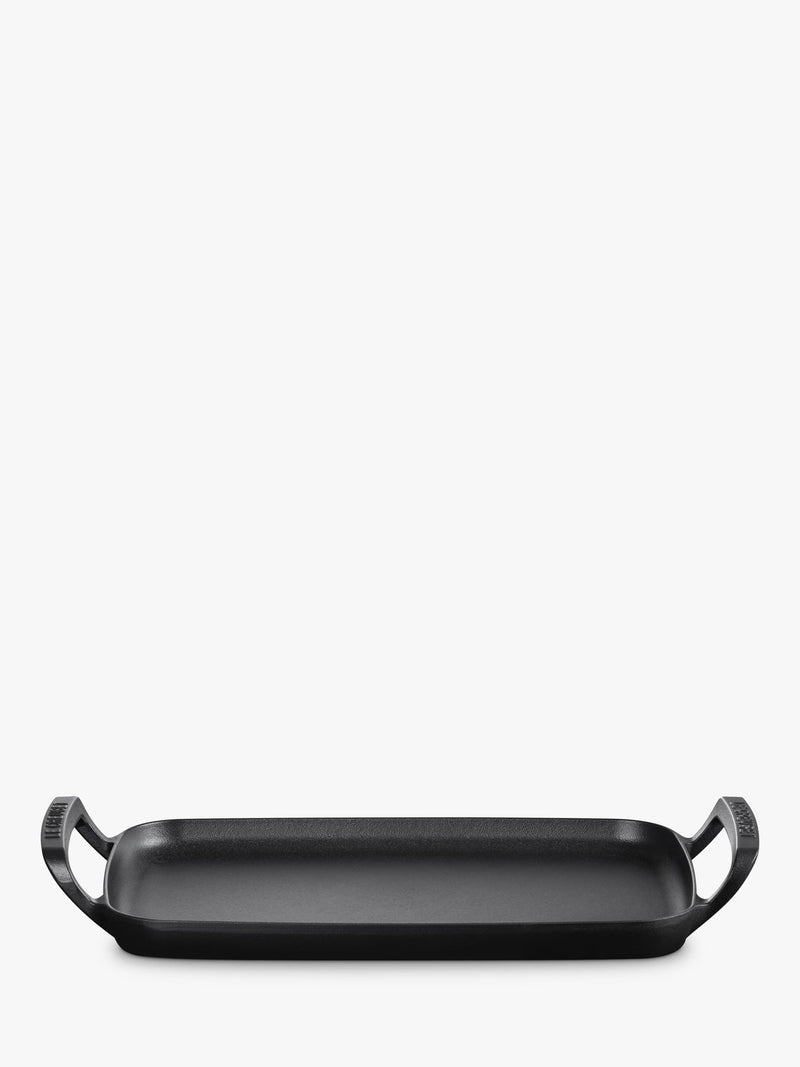 Le Creuset cast iron outdoor rectangular griddle 40cm, UK version