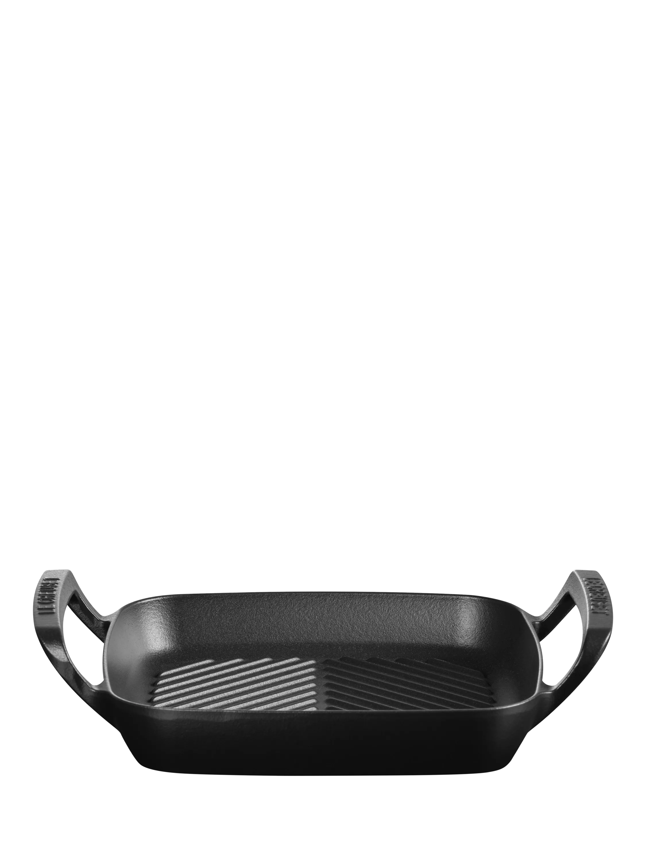Le Creuset outdoor square grill matte black 26cm (British brand)