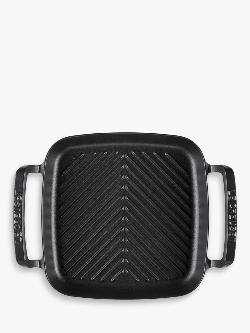 Le Creuset outdoor square grill matte black 26cm (British brand)
