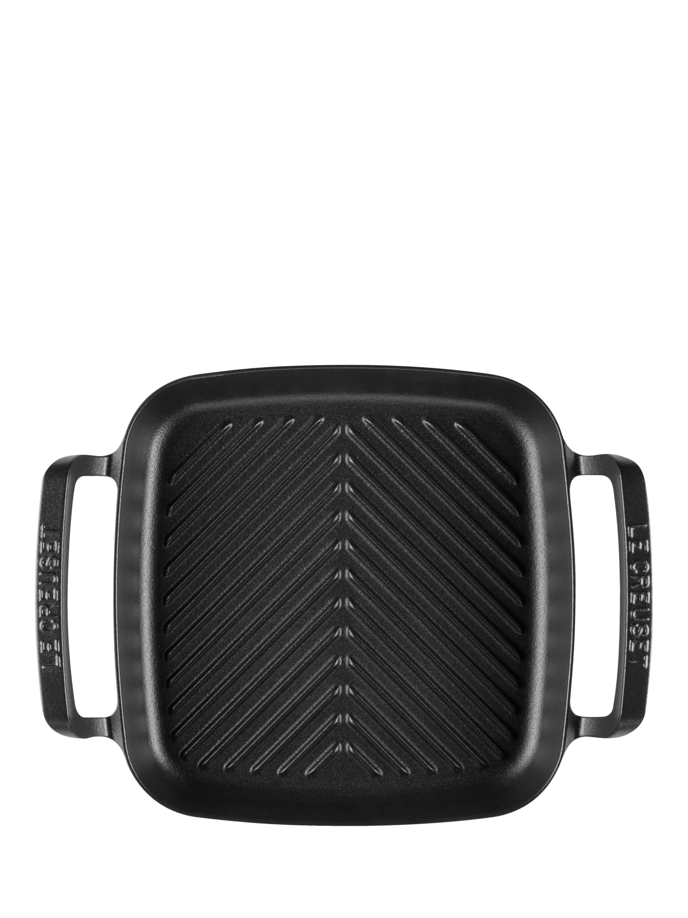 Le Creuset outdoor square grill matte black 26cm (British brand)