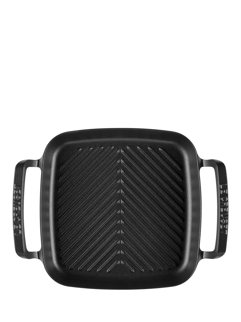 Le Creuset outdoor square grill matte black 26cm (British brand)