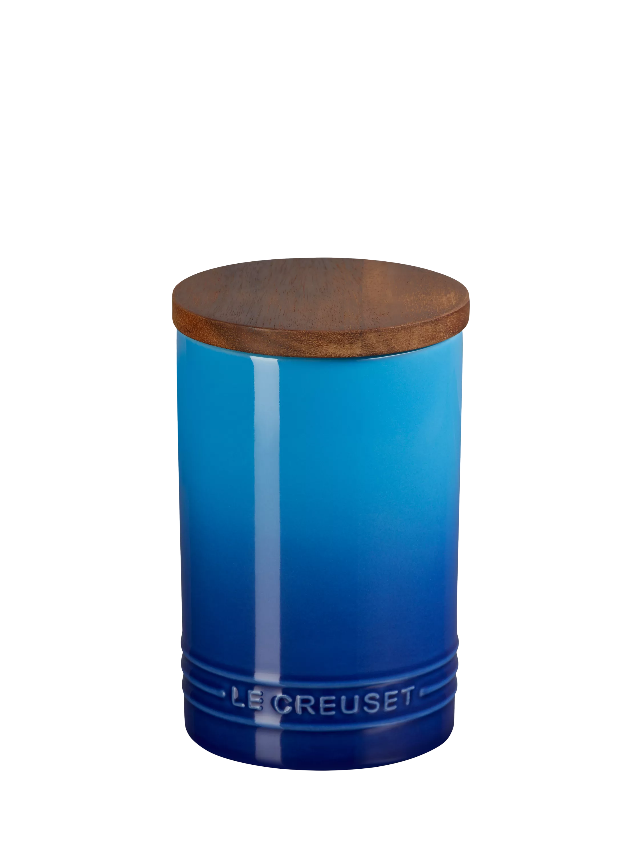 Le Creuset stoneware storage jar Azure 770ml, UK version