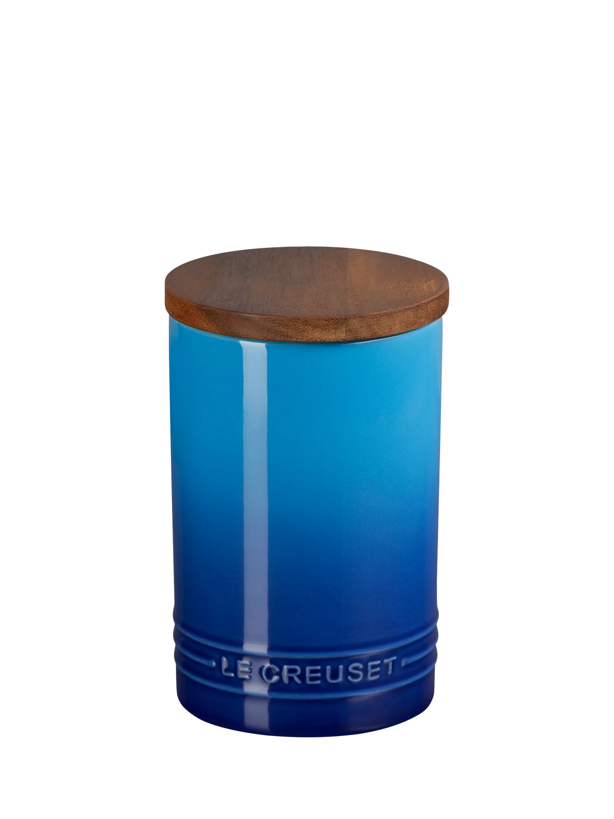 Le Creuset stoneware storage jar Azure 770ml, UK version