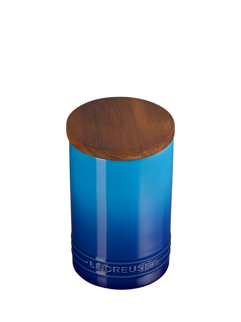 Le Creuset stoneware storage jar Azure 770ml, UK version