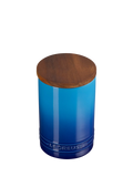 Le Creuset stoneware storage jar Azure 770ml, UK version