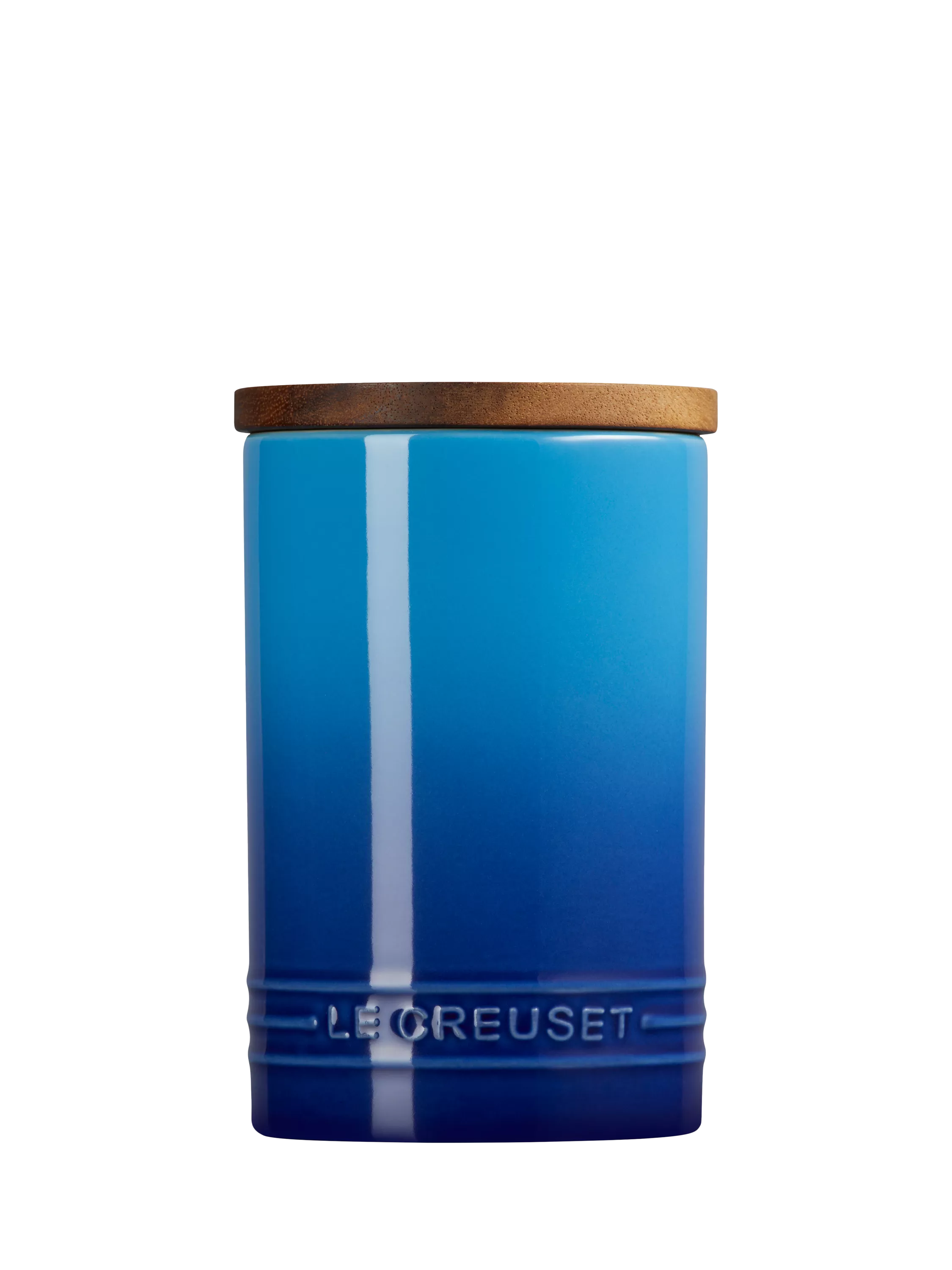 Le Creuset stoneware storage jar Azure 770ml, UK version