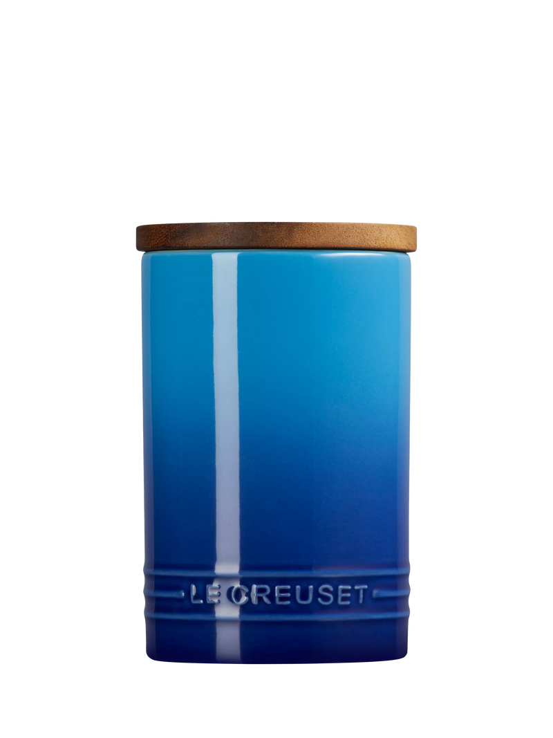 Le Creuset stoneware storage jar Azure 770ml, UK version