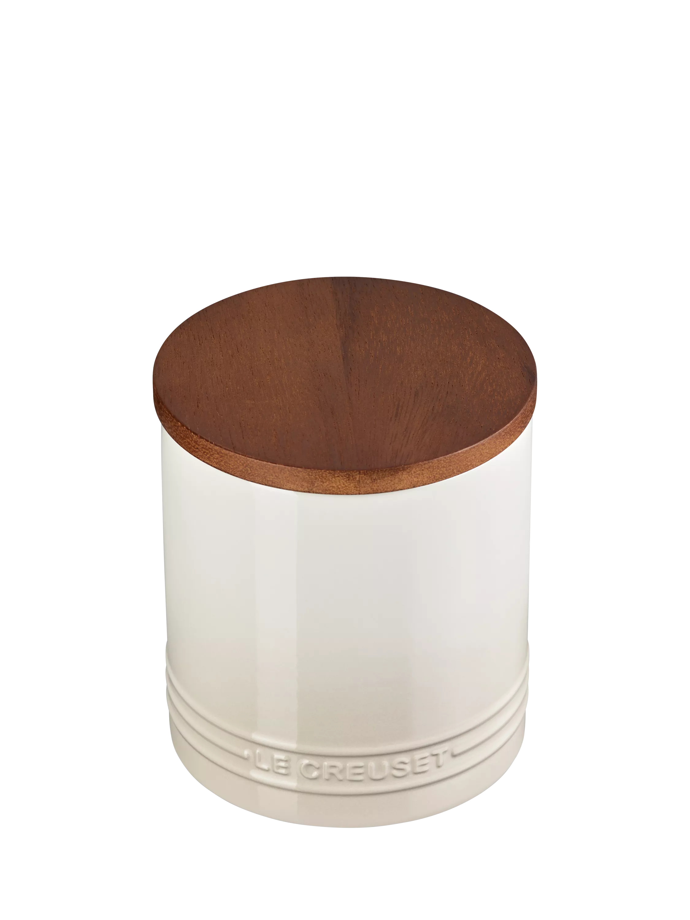 Le Creuset stoneware storage jar 1.1L Meringue, imported from the UK