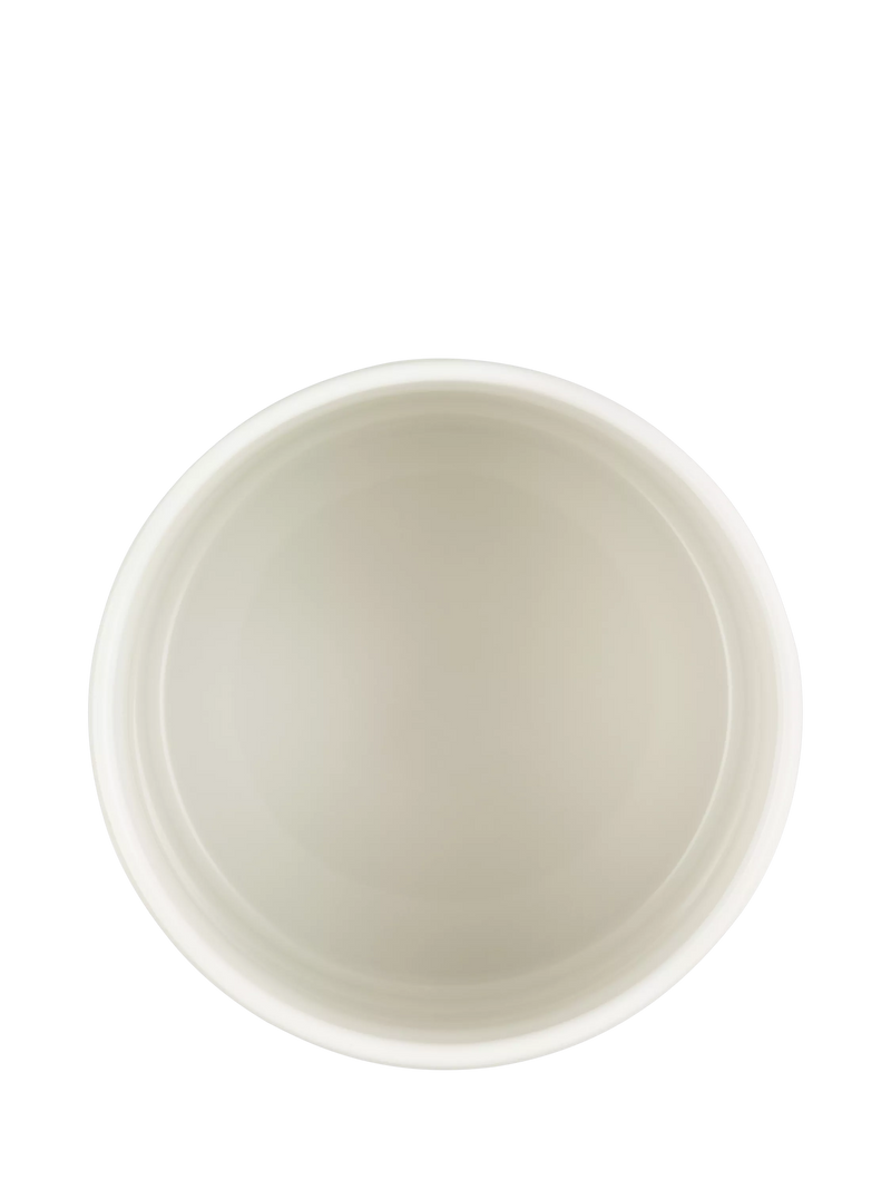 Le Creuset stoneware storage jar 1.1L Meringue, imported from the UK