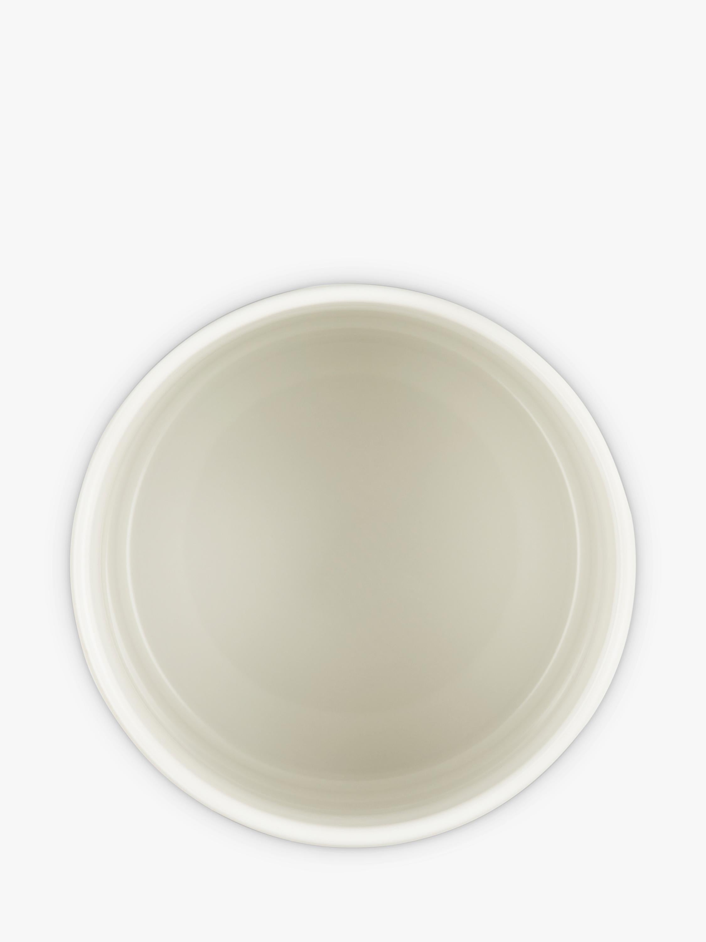 Le Creuset stoneware storage jar 1.1L Meringue, imported from the UK