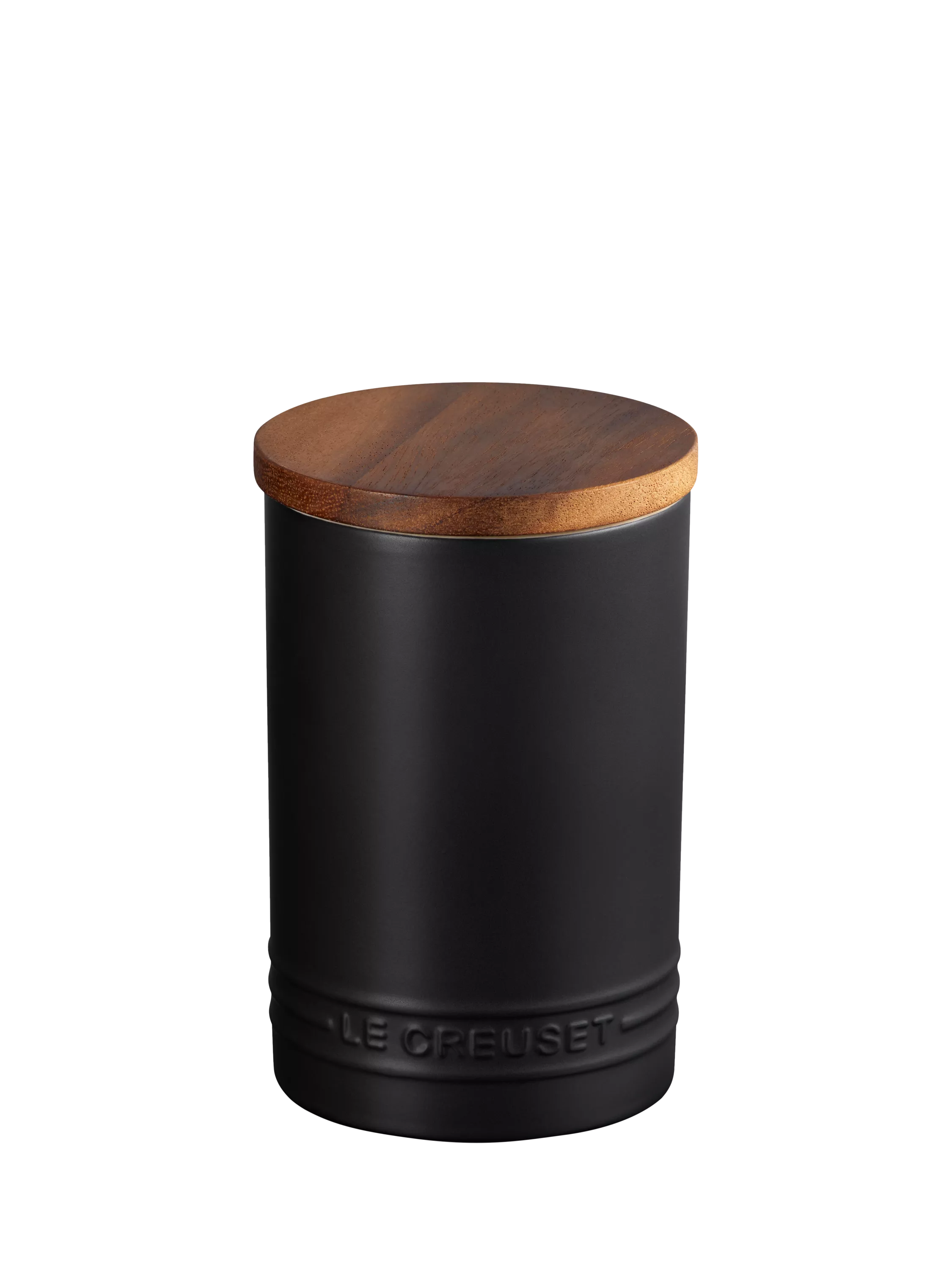 Le Creuset Stoneware Storage Jar, 770ml, Satin Black
