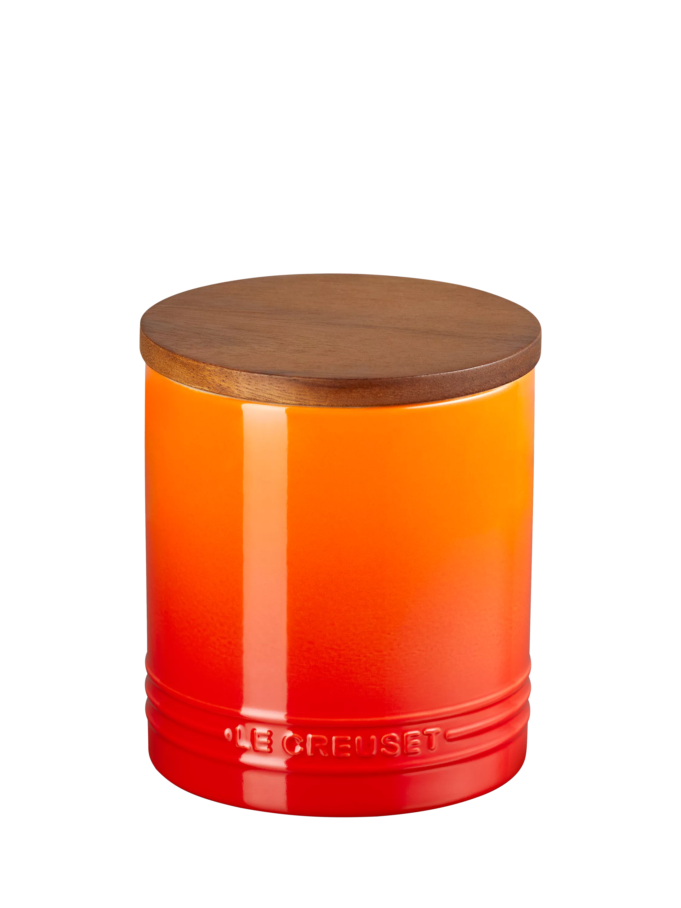 Le Creuset stoneware storage jar Volcanic 1.1L, UK version