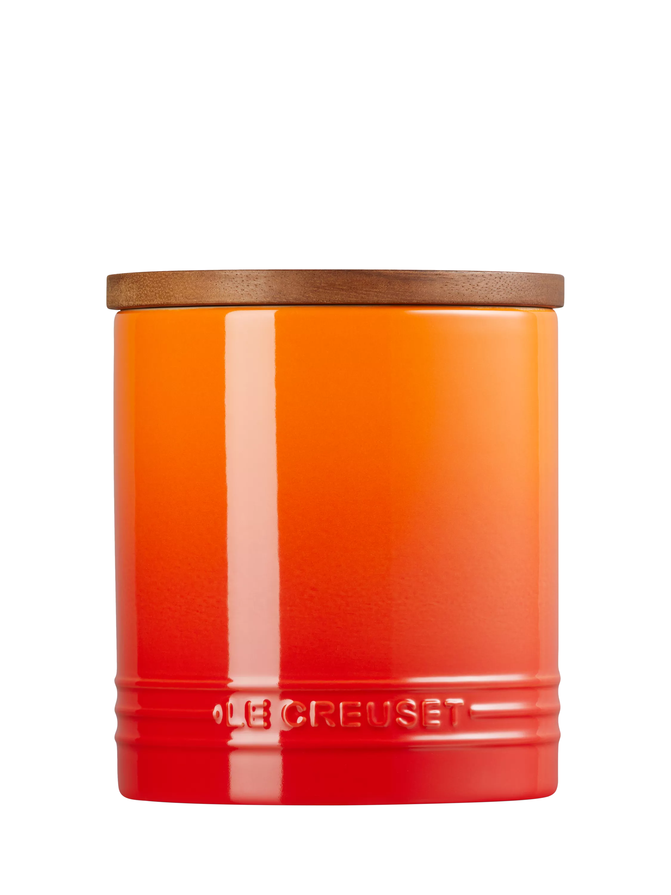 Le Creuset stoneware storage jar Volcanic 1.1L, UK version