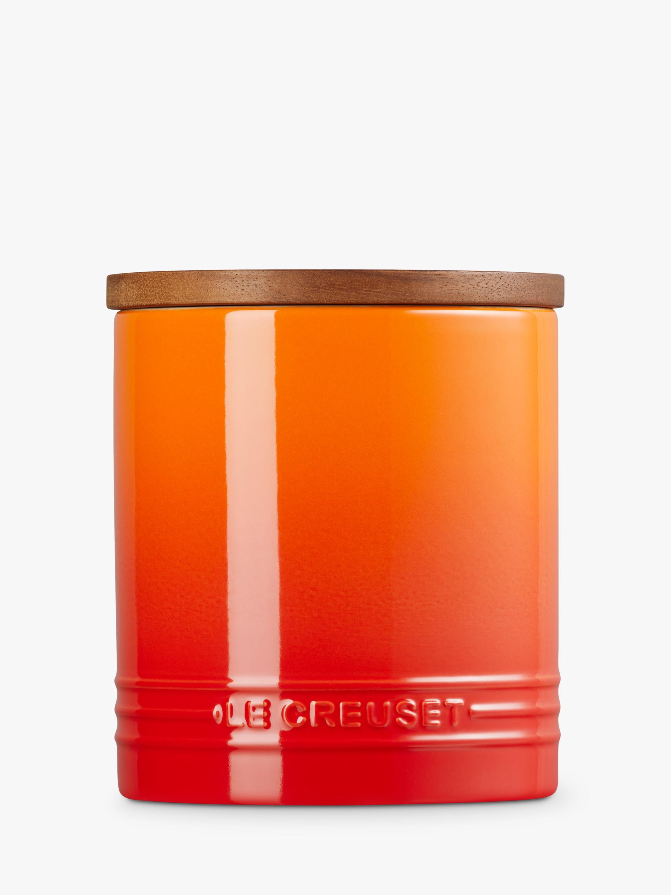 Le Creuset stoneware storage jar Volcanic 1.1L, UK version