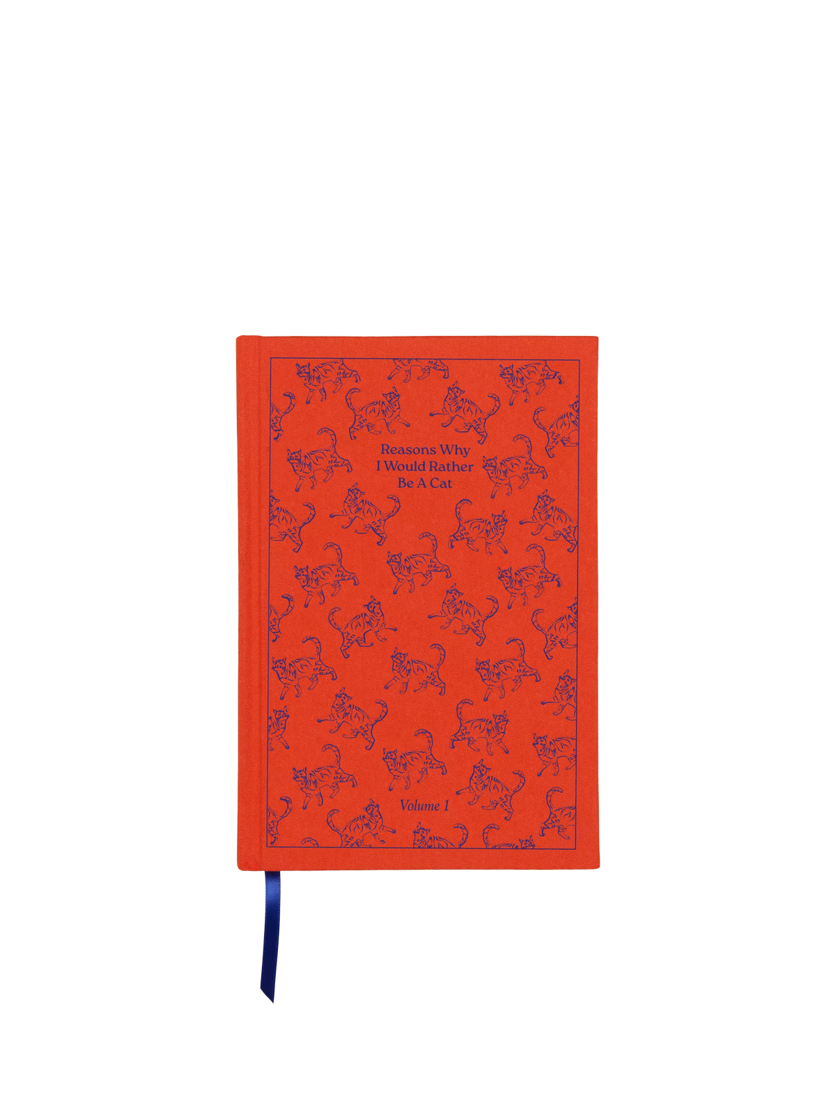 DesignWorks Ink red cat journal with hardback cover - British product