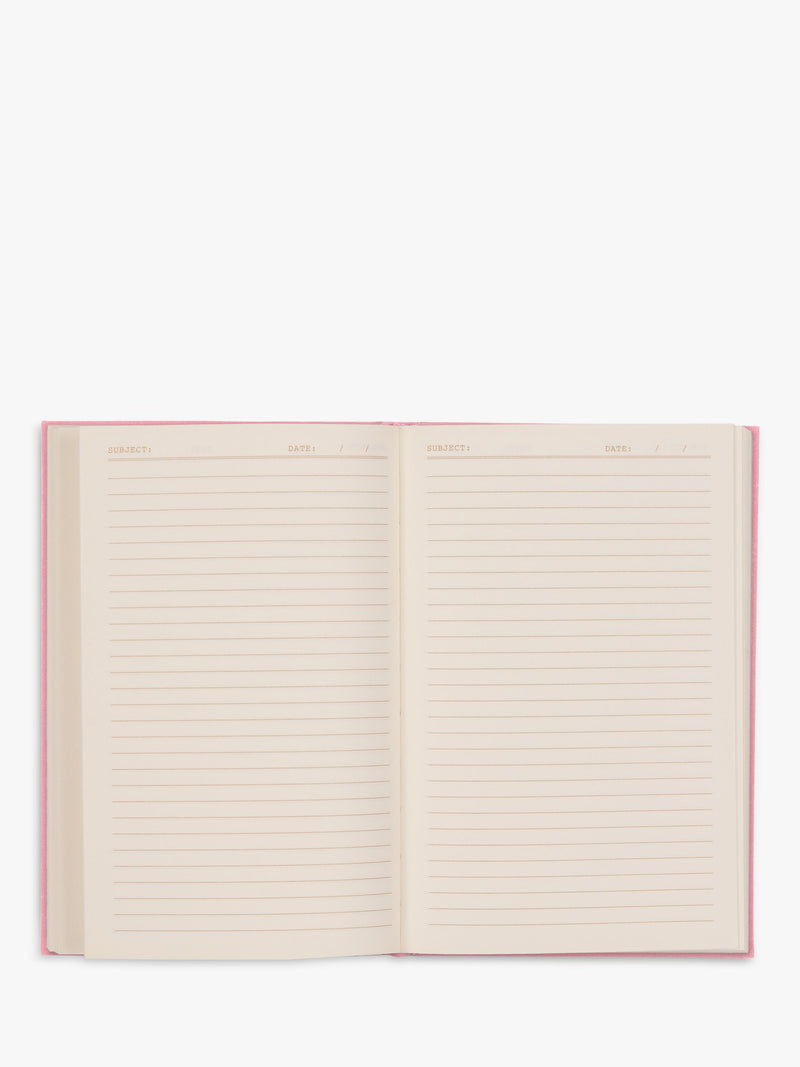 DesignWorks Ink hardback journal pink 240 pages, UK version
