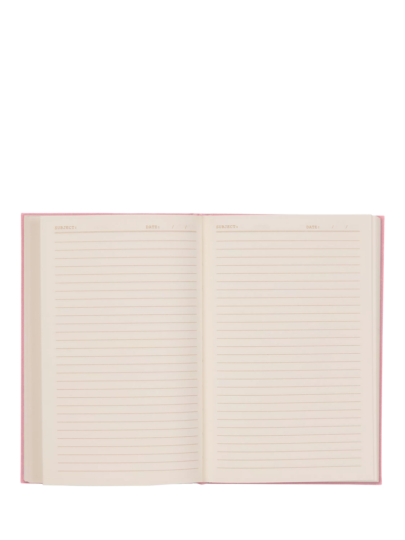 DesignWorks Ink hardback journal pink 240 pages, UK version