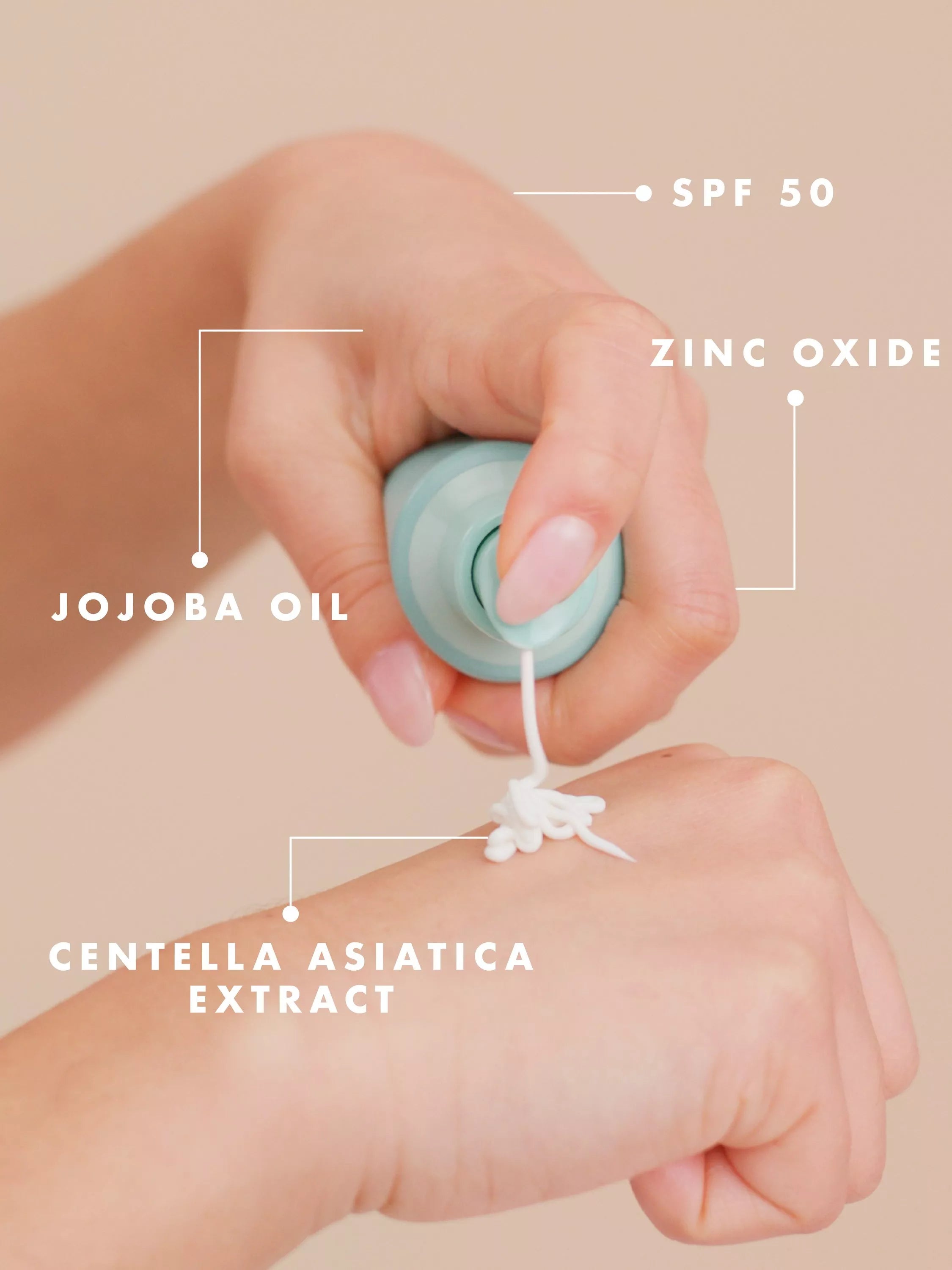 Hello Sunday Mineral SPF 50 Non-Comedogenic Moisturiser with Centella Asiatica 70ml, UK version