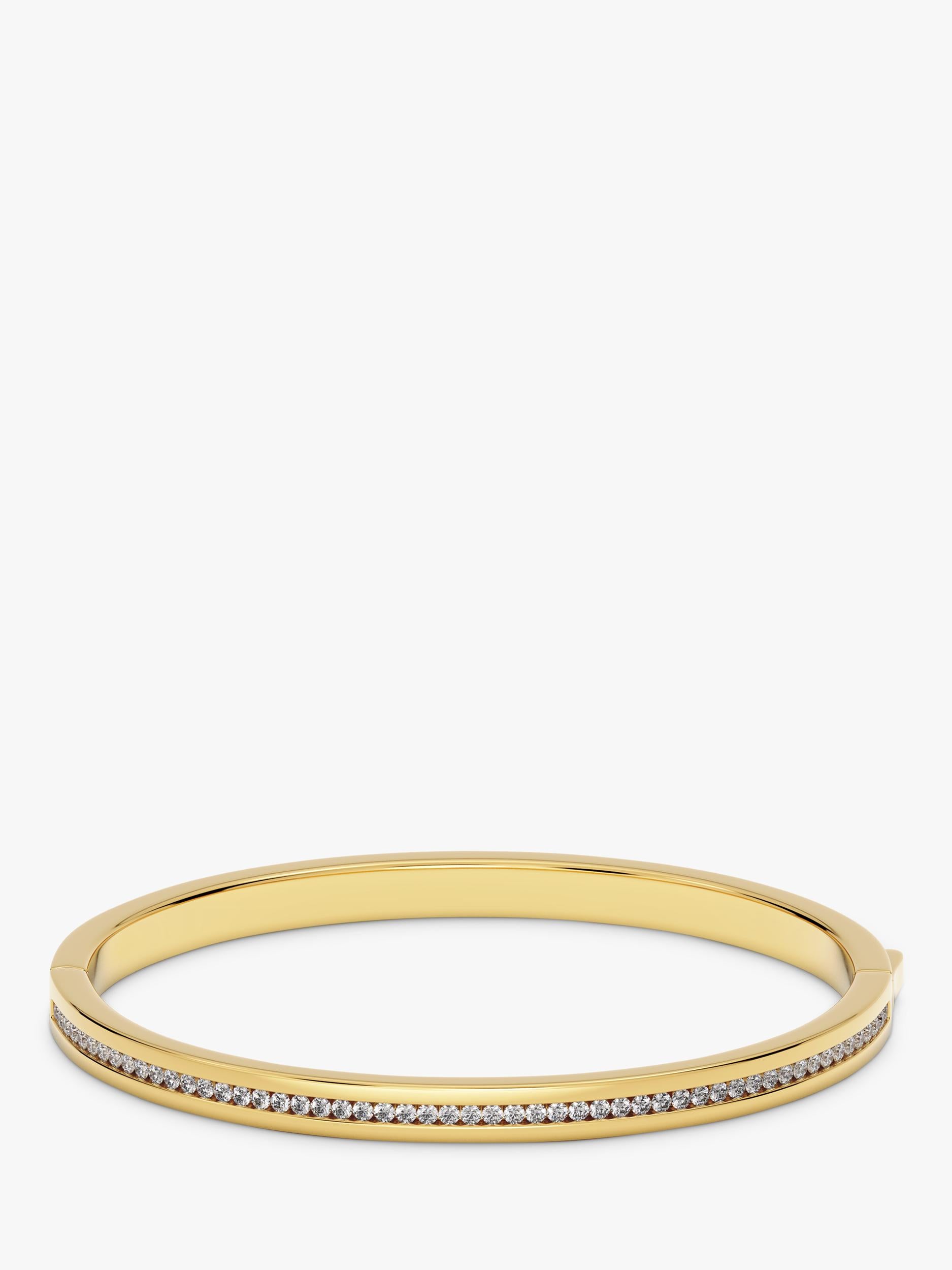 EDBLAD cubic zirconia bangle large, imported from the UK