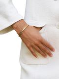 EDBLAD cubic zirconia bangle large, imported from the UK