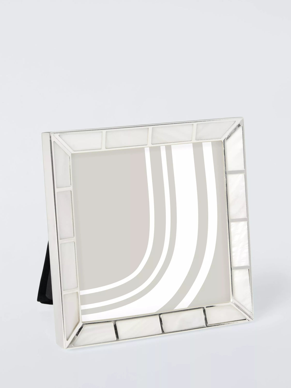 John Lewis mother of pearl photo frame 4x4 inch silver plated (British brand)
