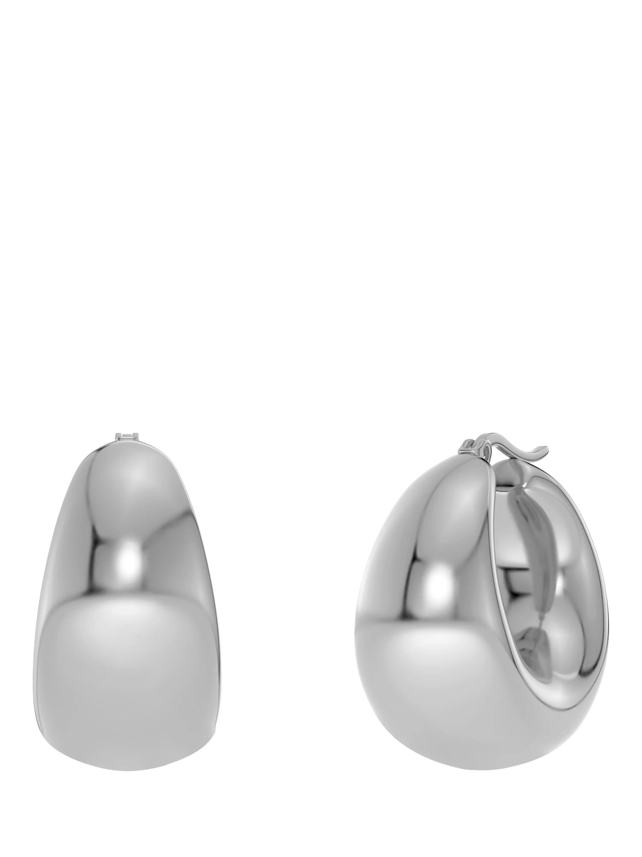 EDBLAD Boyd Chunky Graduated Hoop Earrings 30mm