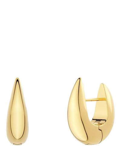 John Lewis EDBLAD Crest Drop Hoop Earrings, Small- Buy online at McGrocer