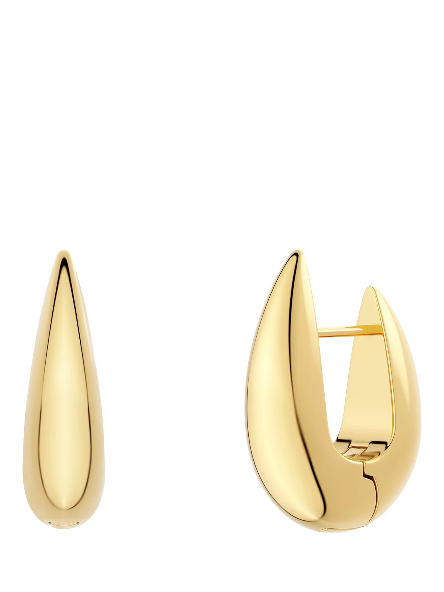 EDBLAD crest drop hoop earrings large - British product