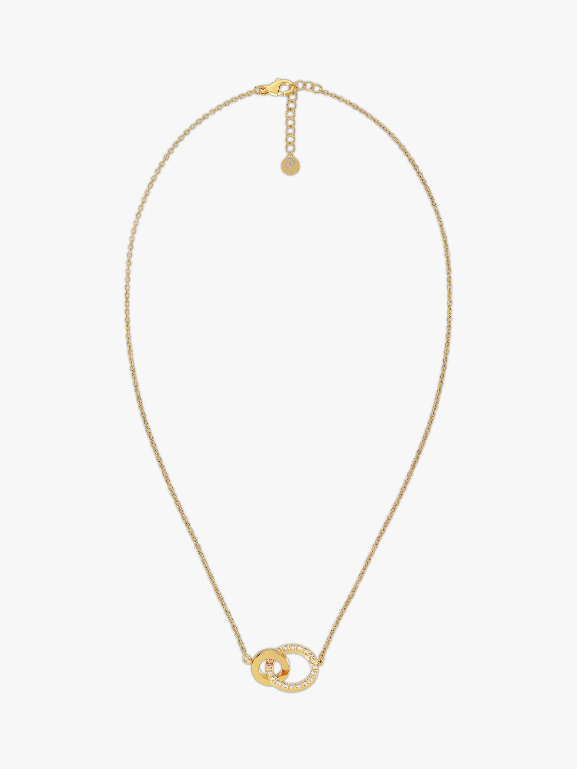 Edblad Eternal Orbit necklace gold plated stainless steel - British product