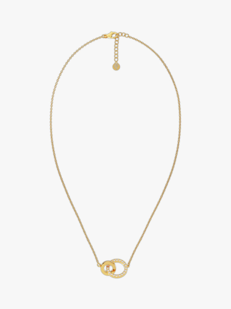 Edblad Eternal Orbit necklace gold plated stainless steel - British product