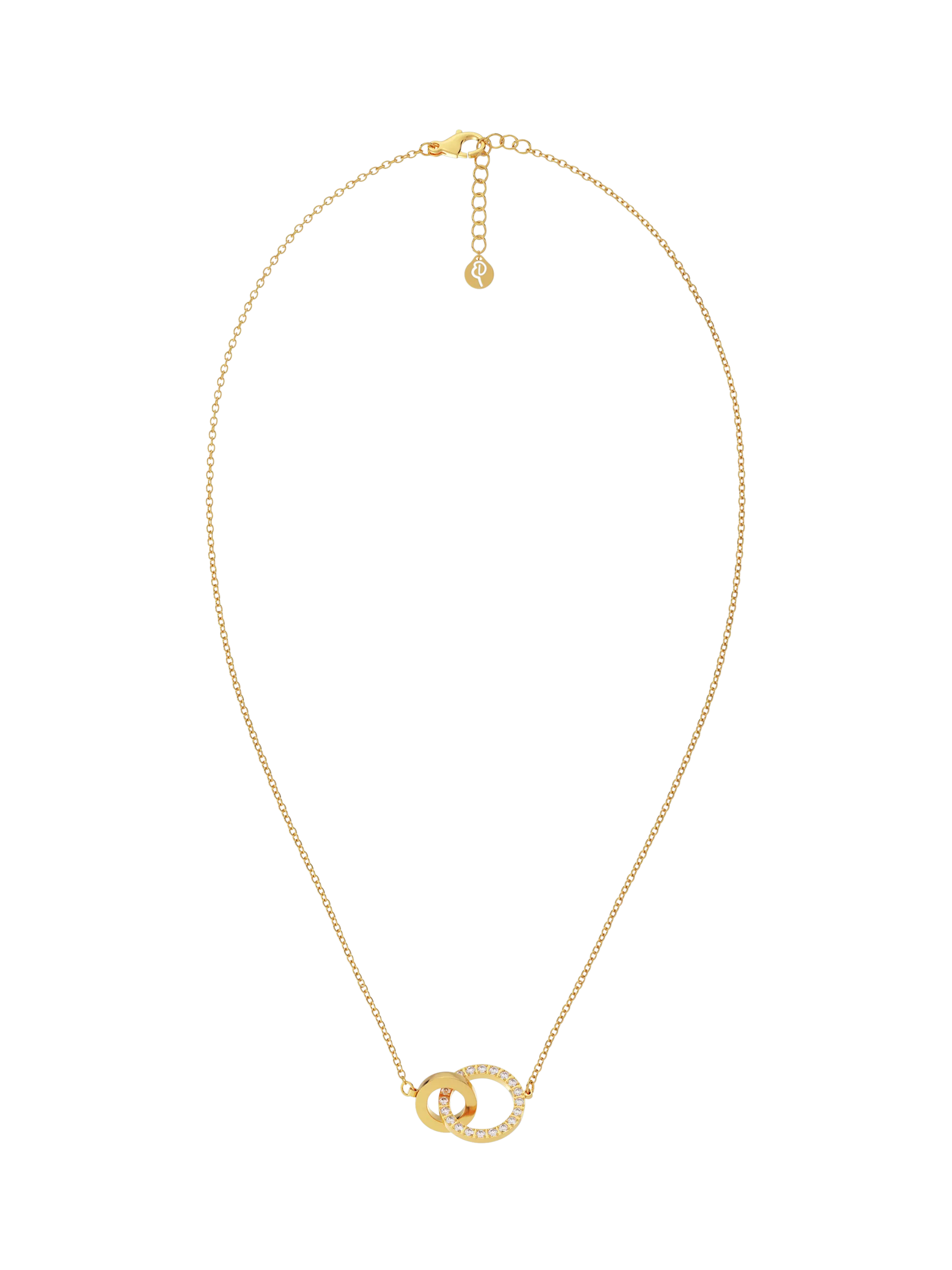 EDBLAD Eternal Orbit Gold Plated Pendant Necklace