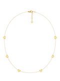 EDBLAD Barley Necklace gold plated heart chain - British product