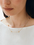 EDBLAD Barley Necklace gold plated heart chain - British product
