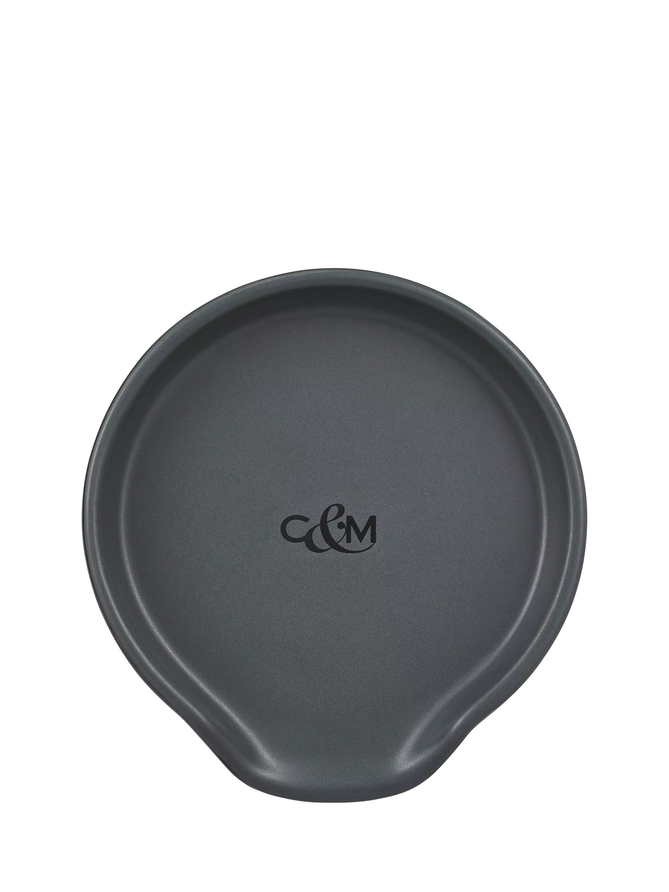 Cole & Mason ceramic spoon rest charcoal grey - British product
